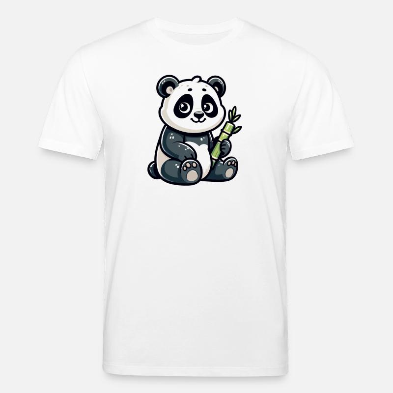 Bamboo Buddy: Der Content-Panda - Stanley/Stella Unisex Bio-T-Shirt CREATOR  - Weiß