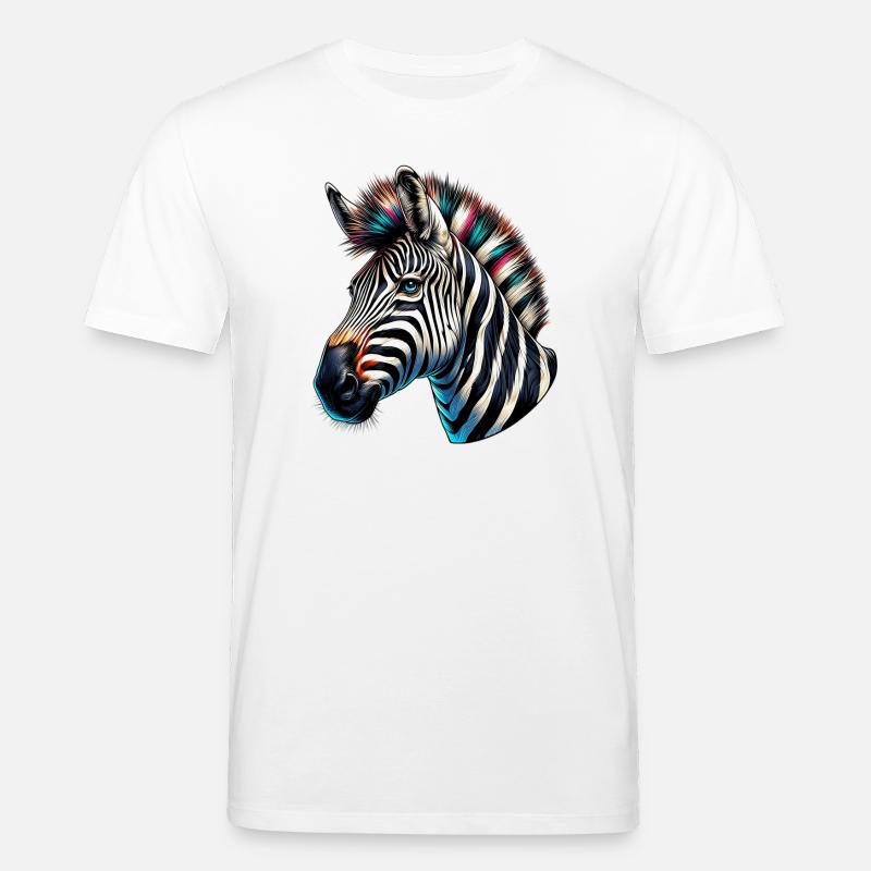 Zebra - Stanley/Stella CREATOR Unisex Organic T-Shirt - white