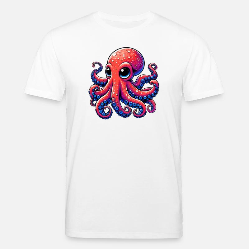 Pieuvre - T-shirt bio CREATOR Stanley/Stella Unisexe - blanc