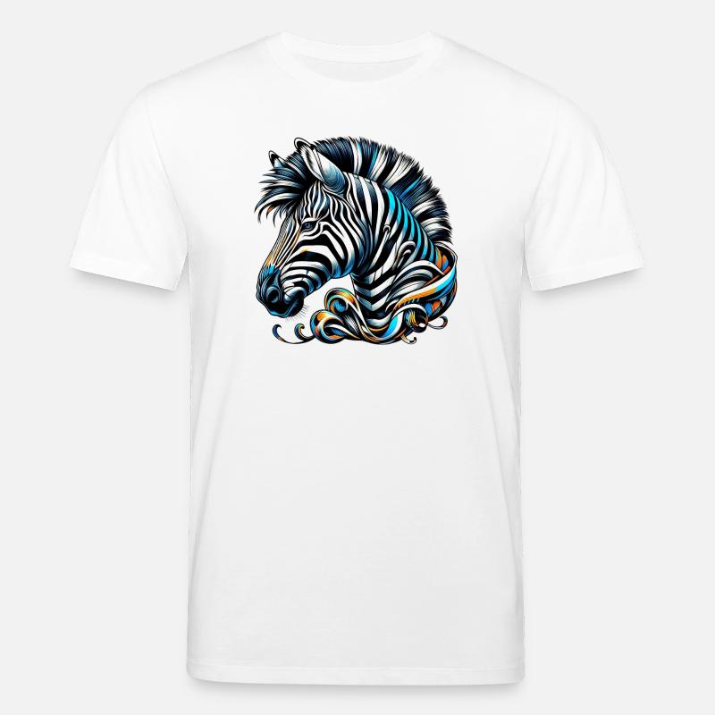 Zebra - Stanley/Stella Unisex Bio-T-Shirt CREATOR - Weiß