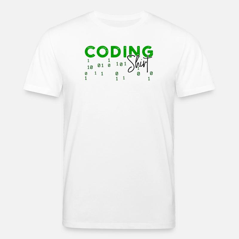 Coden Developer Programmierer Webentwickler Spruch - Stanley/Stella Unisex Bio-T-Shirt CREATOR  - Weiß