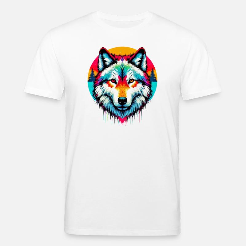 Wolf - Stanley/Stella Unisex Bio-T-Shirt CREATOR - Weiß
