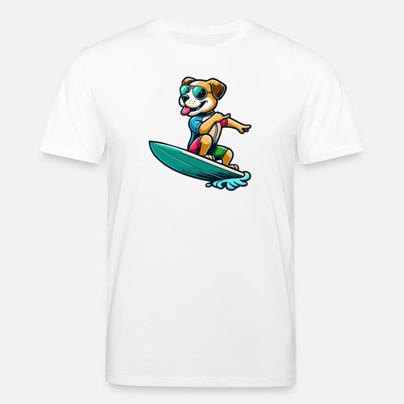 Copain de surf des vagues - T-shirt bio CREATOR Stanley/Stella Unisexe - blanc