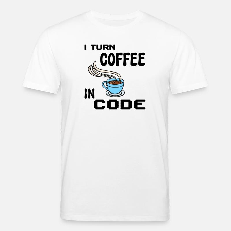 Programmeur de code Scripting Statement Développeur - T-shirt bio CREATOR Stanley/Stella Unisexe - blanc
