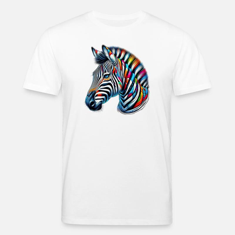 Zebra - Stanley/Stella Unisex Bio-T-Shirt CREATOR  - Weiß