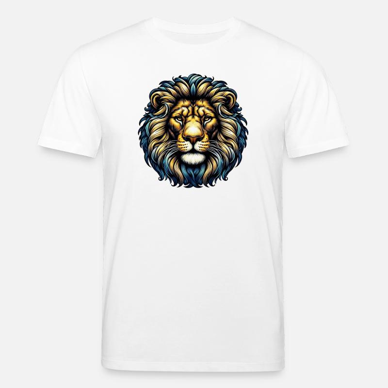 Löwe - Stanley/Stella Unisex Bio-T-Shirt CREATOR  - Weiß