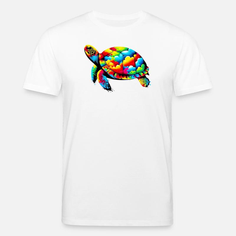 Schildkröte - Stanley/Stella Unisex Bio-T-Shirt CREATOR  - Weiß