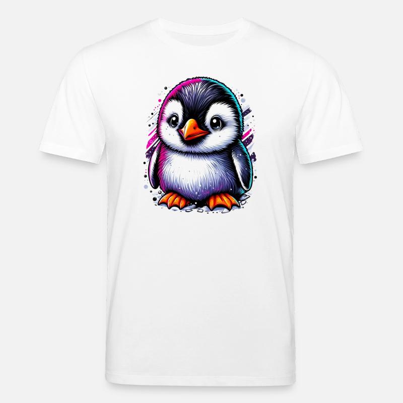 Pingouin - T-shirt bio CREATOR Stanley/Stella Unisexe - blanc