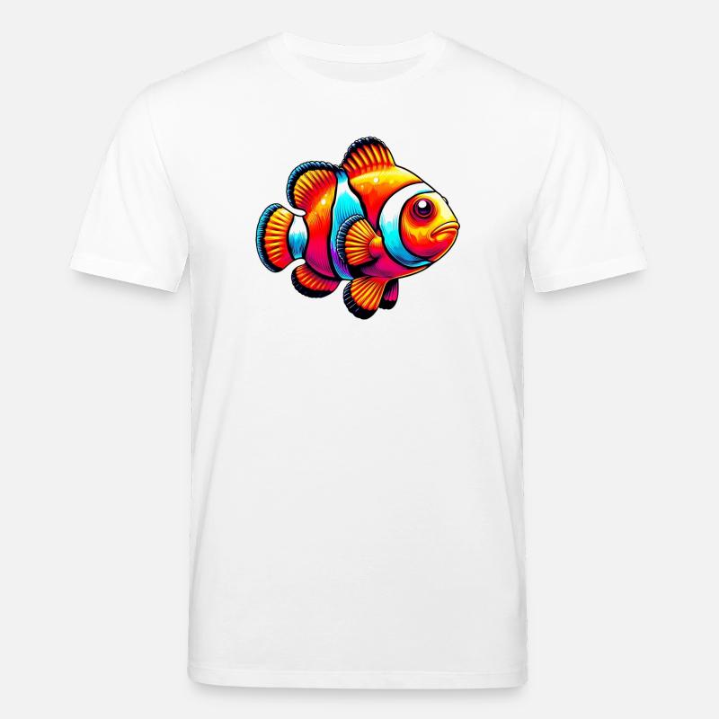 Clownfisch - Stanley/Stella Unisex Bio-T-Shirt CREATOR  - Weiß