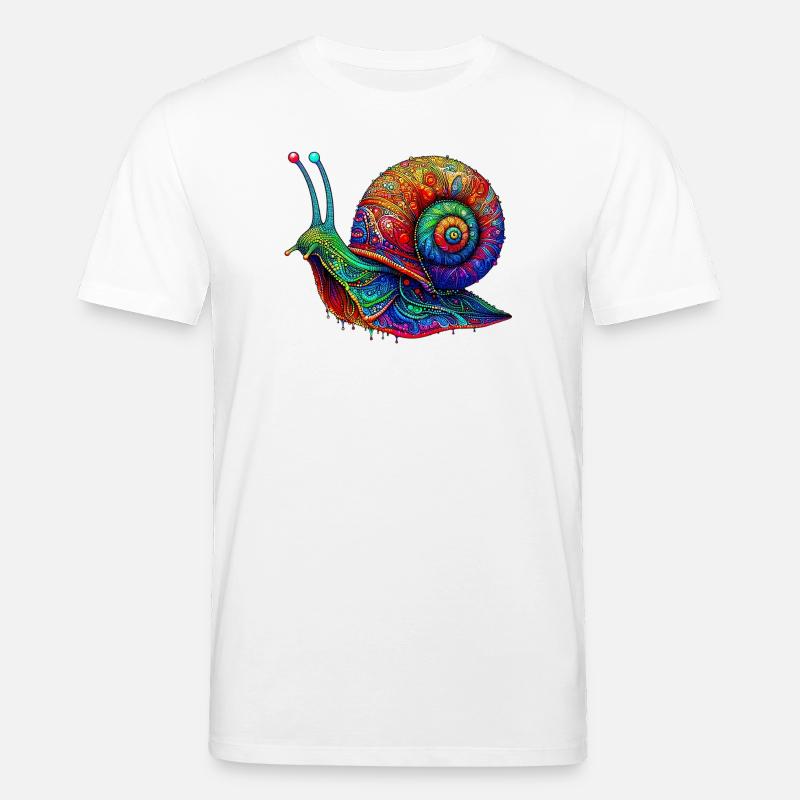 Escargot - T-shirt bio CREATOR Stanley/Stella Unisexe - blanc