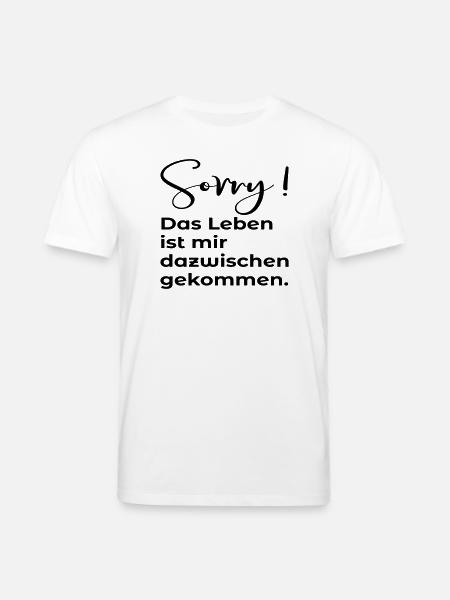 AUSREDE - ZEITMANAGEMENT - Stanley/Stella Unisex Bio-T-Shirt CREATOR - Weiß