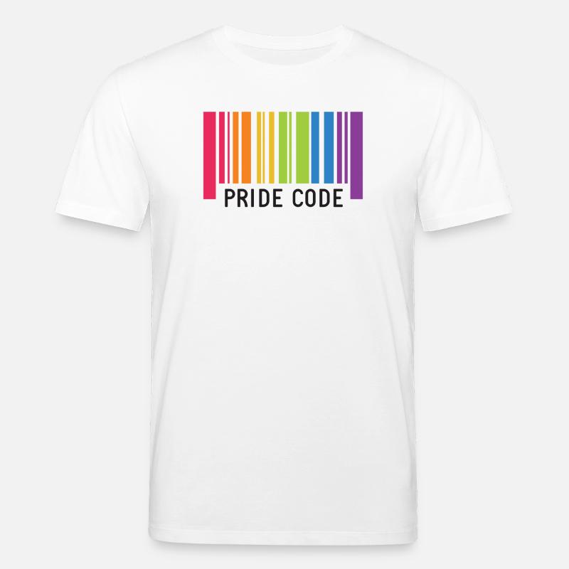 LGBT Pride Month - Pride Code - Stanley/Stella CREATOR Unisex Organic T-Shirt - white