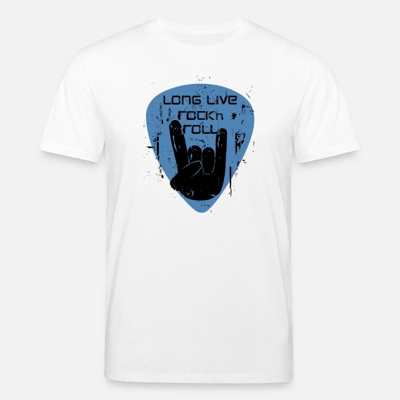 long live rock 'n' roll - Stanley/Stella Unisex Bio-T-Shirt CREATOR  - Weiß