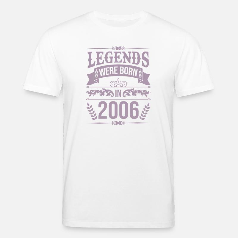 Legenden wurden 2006 geboren - Stanley/Stella Unisex Bio-T-Shirt CREATOR  - Weiß