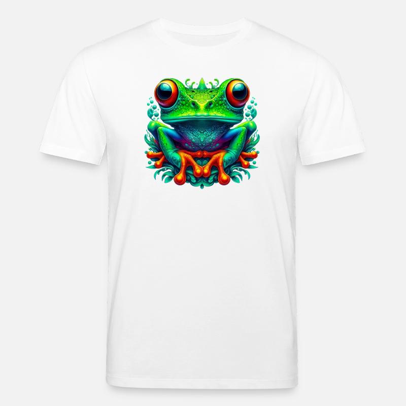 Grenouille - T-shirt bio CREATOR Stanley/Stella Unisexe - blanc