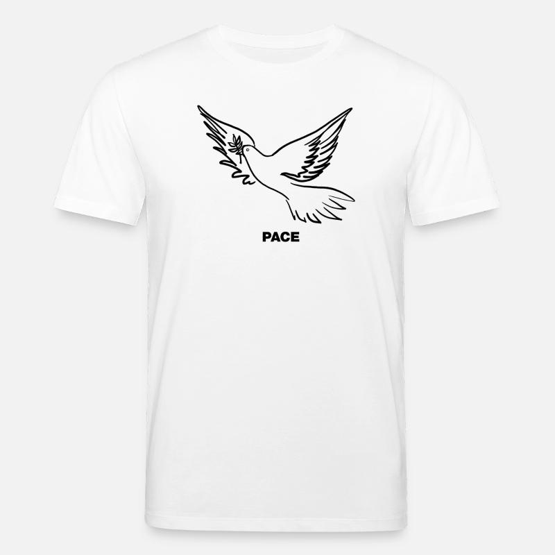 PACE - Friedenstaube - Stanley/Stella Unisex Bio-T-Shirt CREATOR - Weiß