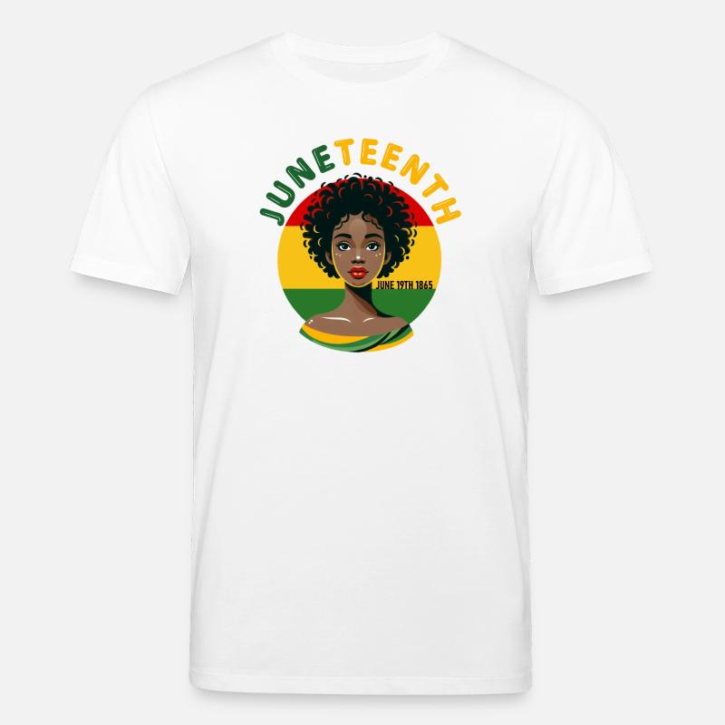 Juneteenth - Stanley/Stella Unisex Bio-T-Shirt CREATOR  - Weiß