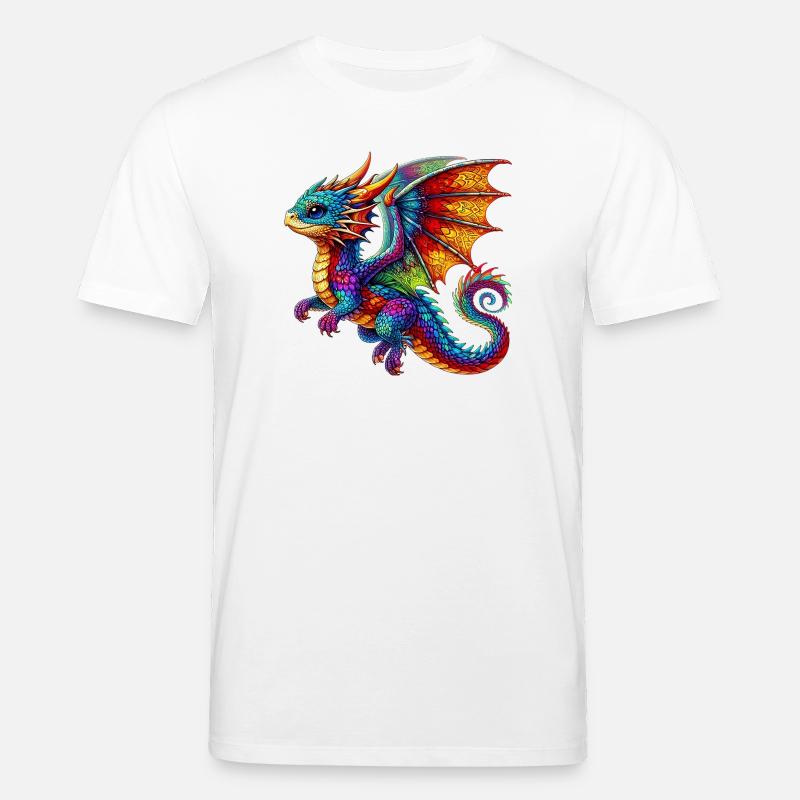 Drache - Stanley/Stella Unisex Bio-T-Shirt CREATOR - Weiß