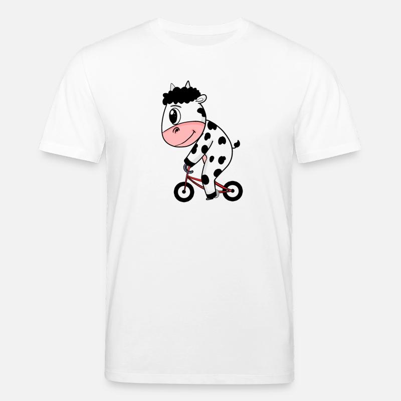 Vélo de vache - T-shirt bio CREATOR Stanley/Stella Unisexe - blanc