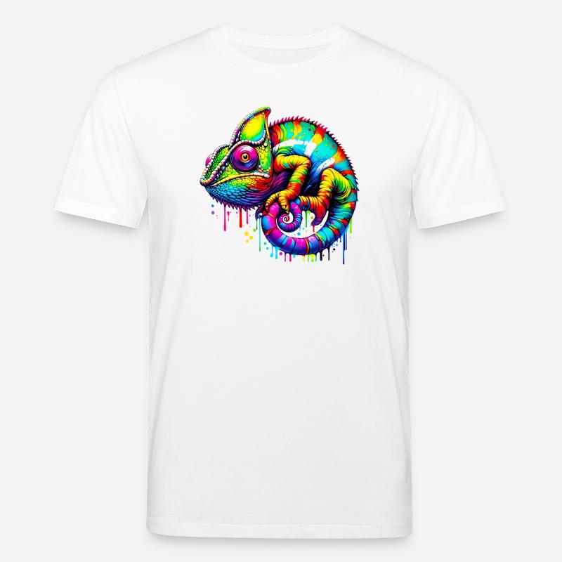 Caméléon - T-shirt bio CREATOR Stanley/Stella Unisexe - blanc