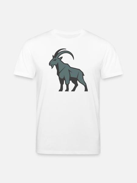 Bergziege - Stanley/Stella Unisex Bio-T-Shirt CREATOR - Weiß