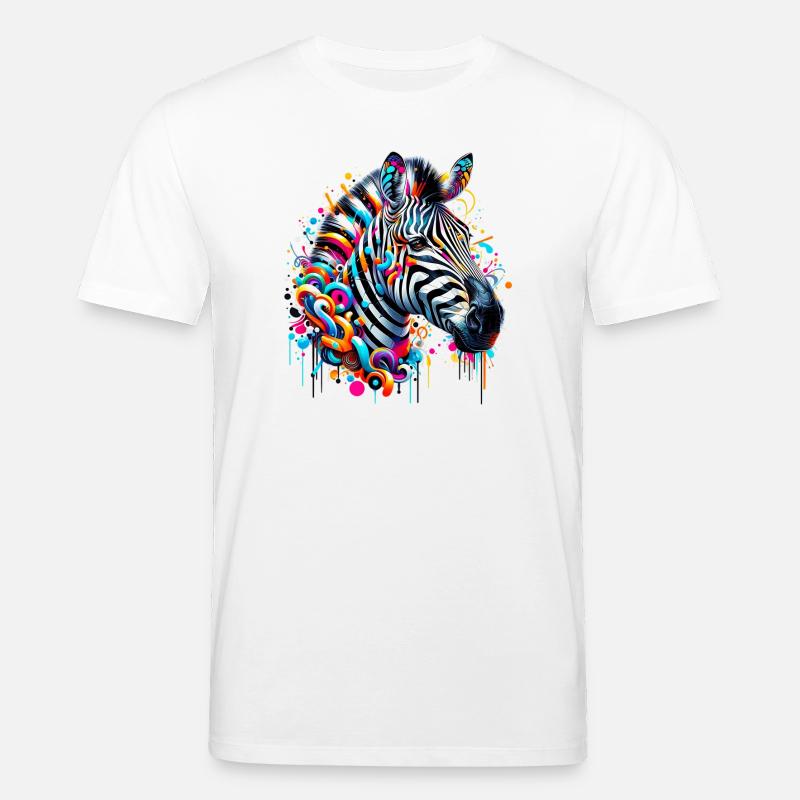 Zebra - Stanley/Stella CREATOR Unisex Organic T-Shirt - white