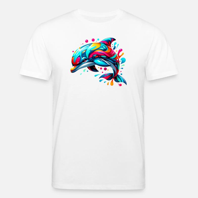 Delfin - Stanley/Stella Unisex Bio-T-Shirt CREATOR - Weiß