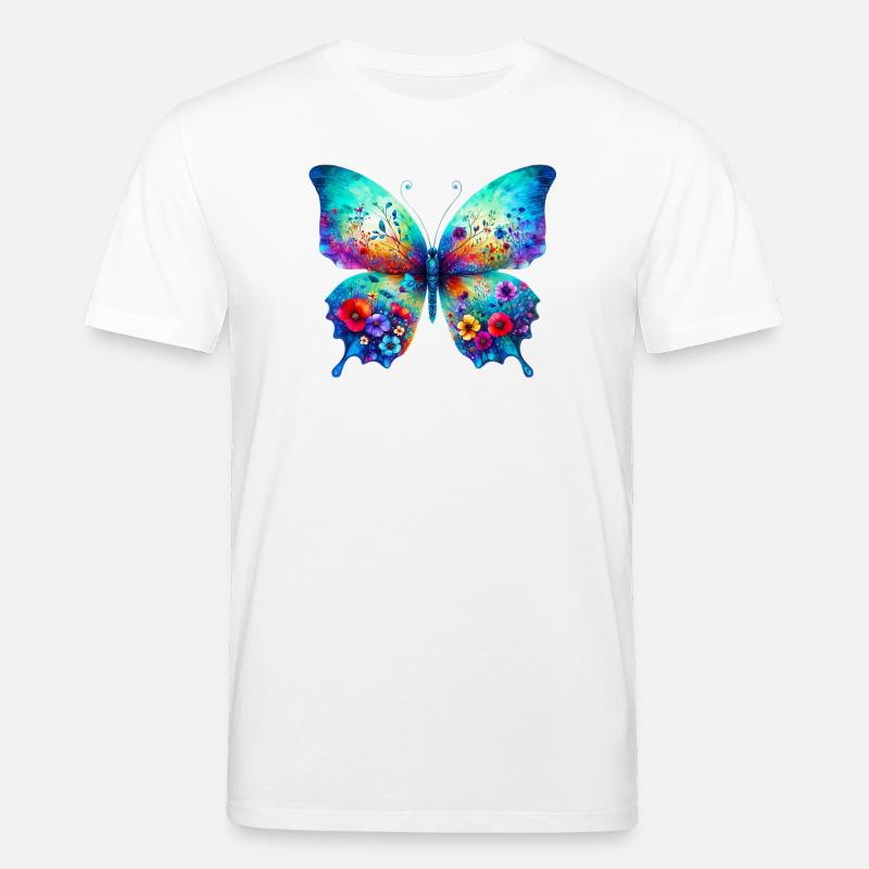 Papillon - T-shirt bio CREATOR Stanley/Stella Unisexe - blanc