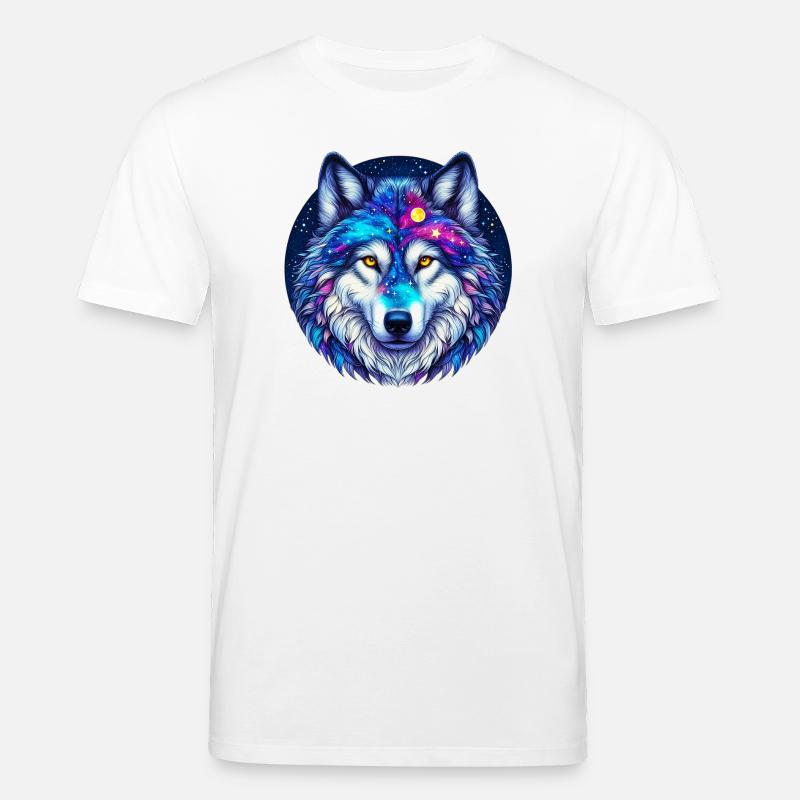 Wolf - Stanley/Stella CREATOR Unisex Organic T-Shirt - white
