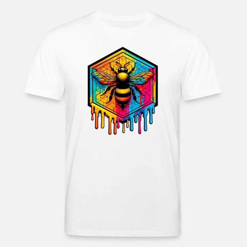 Biene - Stanley/Stella Unisex Bio-T-Shirt CREATOR  - Weiß