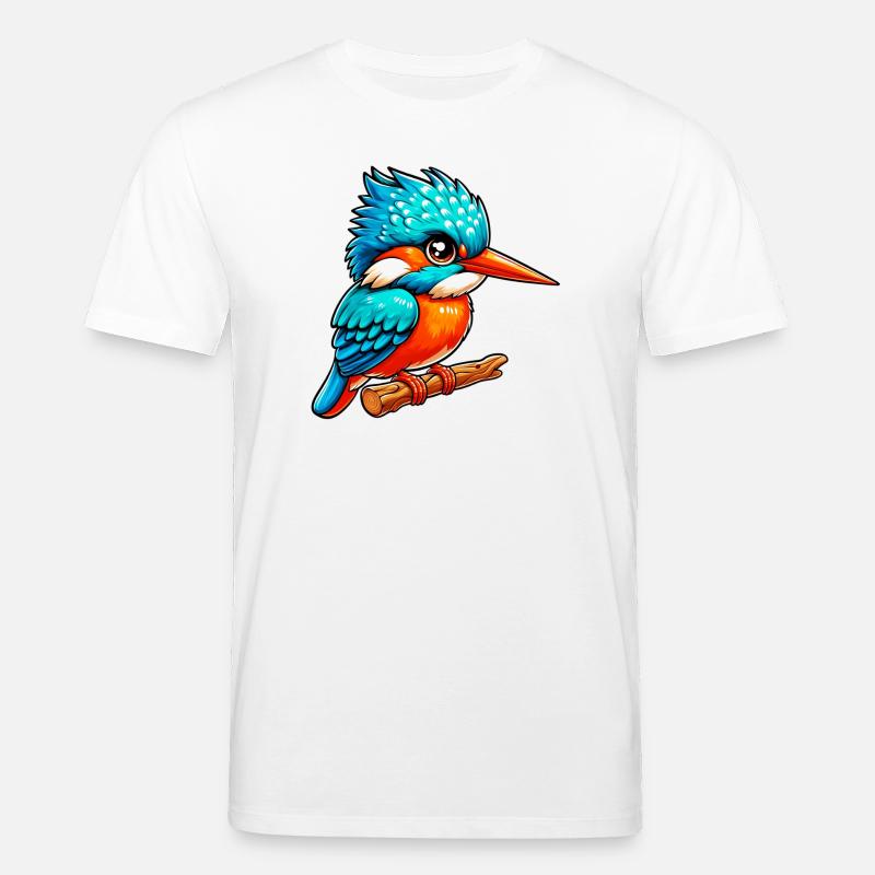 Eisvogel - Stanley/Stella Unisex Bio-T-Shirt CREATOR  - Weiß