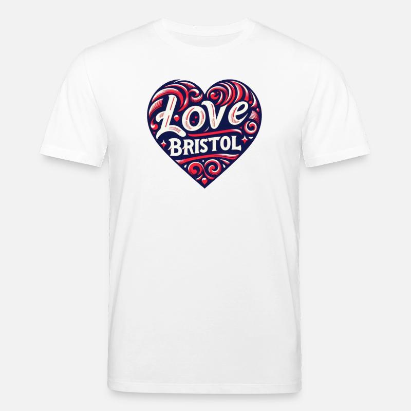 Ich liebe Bristol - Stanley/Stella Unisex Bio-T-Shirt CREATOR  - Weiß