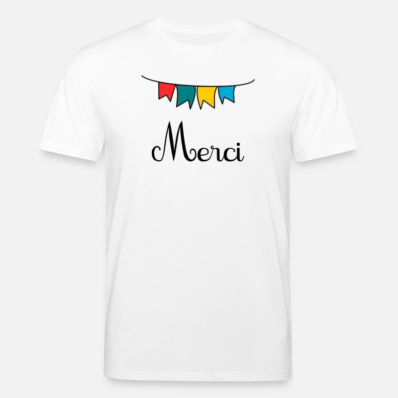 MAÎTRESSE. MERCI. MERCI MAÎTRESSE - T-shirt bio CREATOR Stanley/Stella Unisexe - blanc