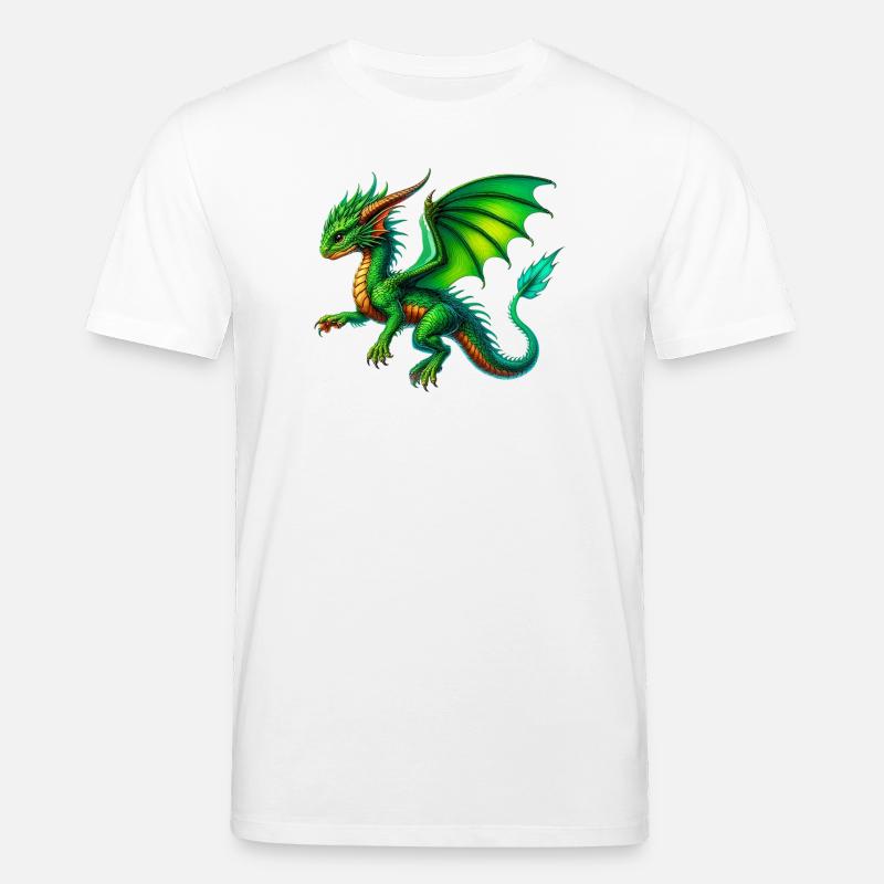 Dragon - Stanley/Stella CREATOR Unisex Organic T-Shirt - white