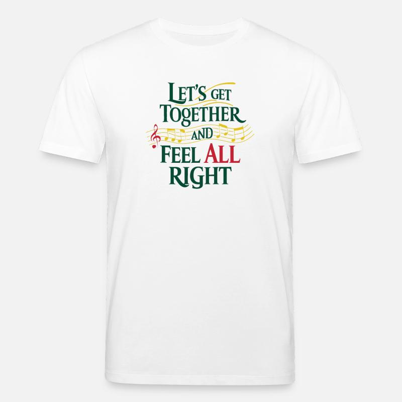 Let get ... Notes musicales - T-shirt bio CREATOR Stanley/Stella Unisexe - blanc