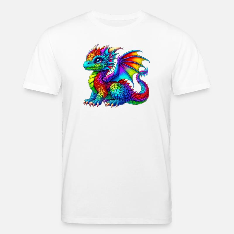 Dragon - Stanley/Stella CREATOR Unisex Organic T-Shirt - white