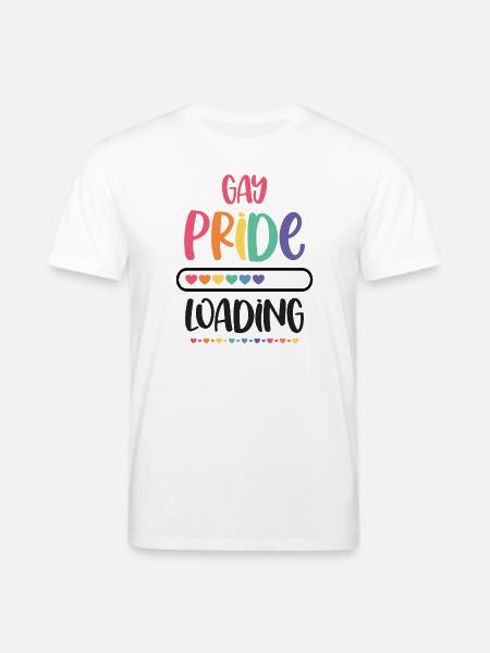 LGBTQ Pride Month - Gay Pride. Loading - Stanley/Stella CREATOR Unisex Organic T-Shirt - white