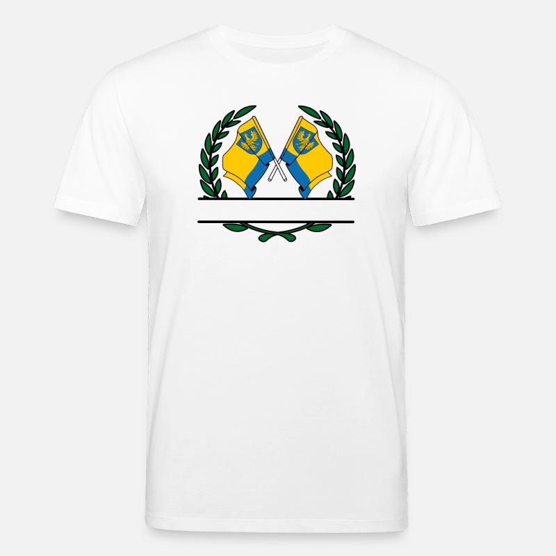 Fahnen Oppeln Lorbeerkranz Banner - Stanley/Stella Unisex Bio-T-Shirt CREATOR  - Weiß