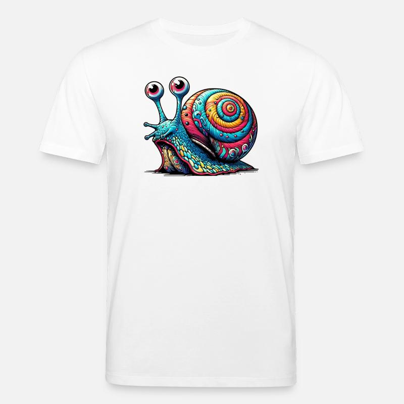 Schnecke - Stanley/Stella Unisex Bio-T-Shirt CREATOR - Weiß