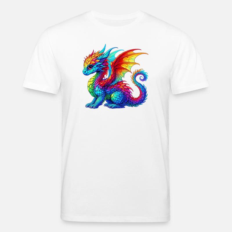 Drache - Stanley/Stella Unisex Bio-T-Shirt CREATOR - Weiß