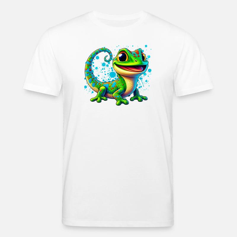 Gecko - Stanley/Stella Unisex Bio-T-Shirt CREATOR  - Weiß