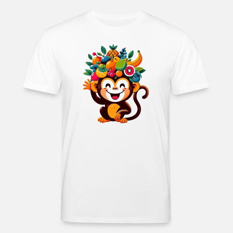 Affe - Stanley/Stella Unisex Bio-T-Shirt CREATOR  - Weiß