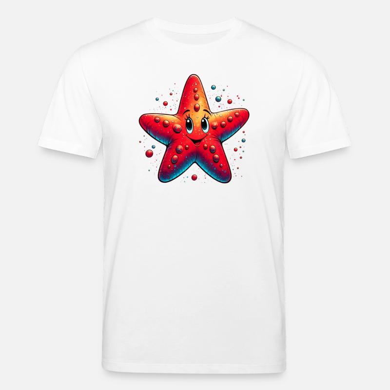 Seestern - Stanley/Stella Unisex Bio-T-Shirt CREATOR  - Weiß