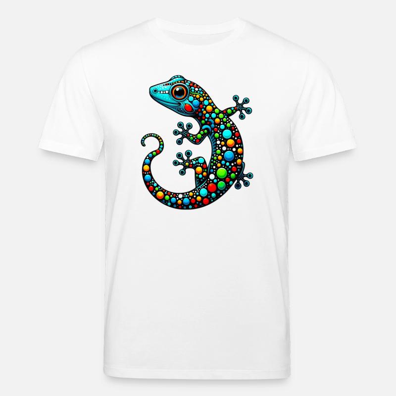 Gecko - Stanley/Stella Unisex Bio-T-Shirt CREATOR  - Weiß