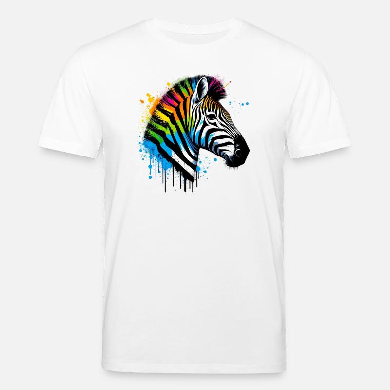 Zebra - Stanley/Stella Unisex Bio-T-Shirt CREATOR  - Weiß