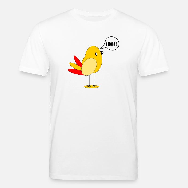 SPANIEN LÄNDERFAHNE SPANISCH VOGEL - Stanley/Stella Unisex Bio-T-Shirt CREATOR  - Weiß