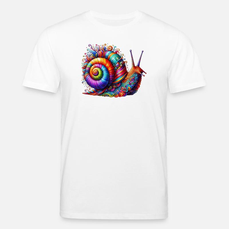 Escargot - T-shirt bio CREATOR Stanley/Stella Unisexe - blanc