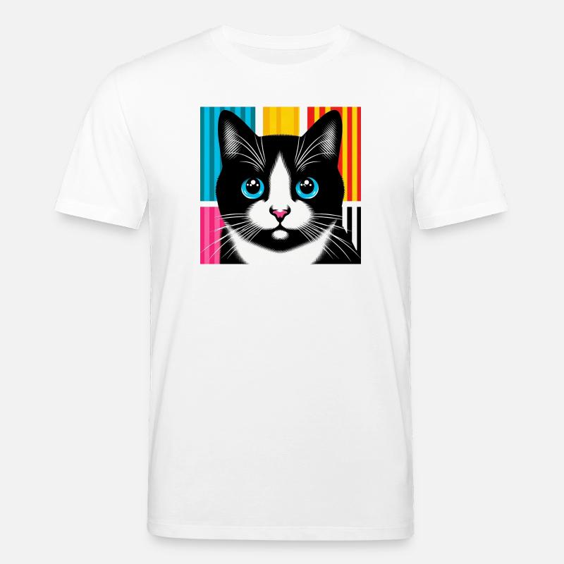Chat - T-shirt bio CREATOR Stanley/Stella Unisexe - blanc