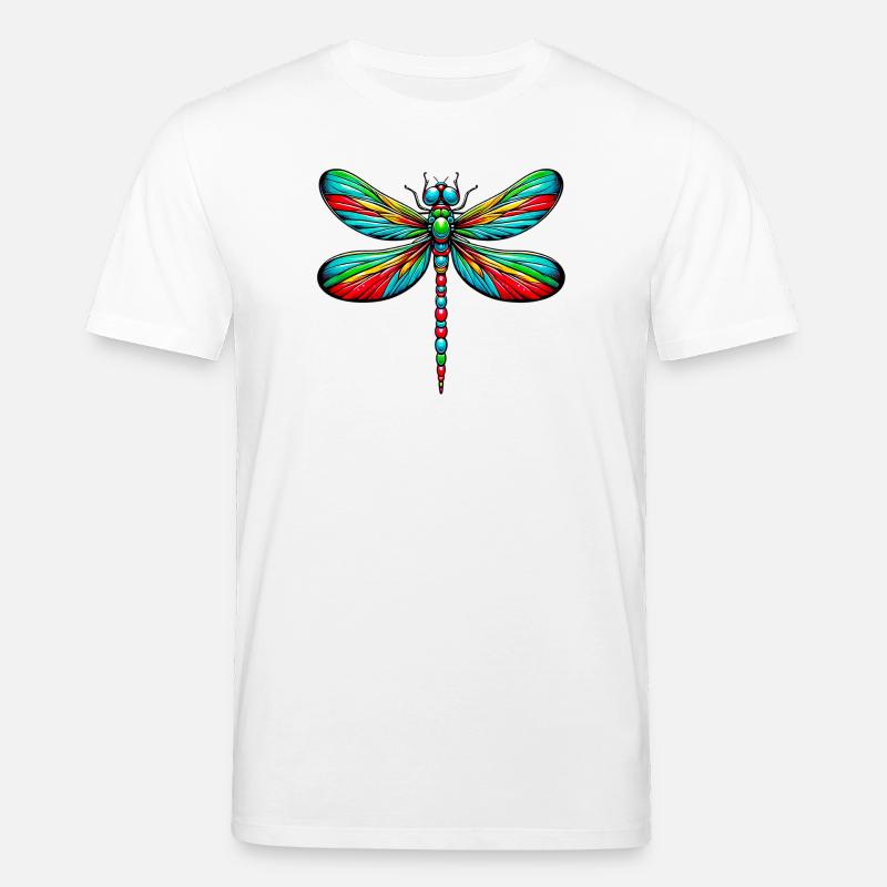 Libellule - T-shirt bio CREATOR Stanley/Stella Unisexe - blanc
