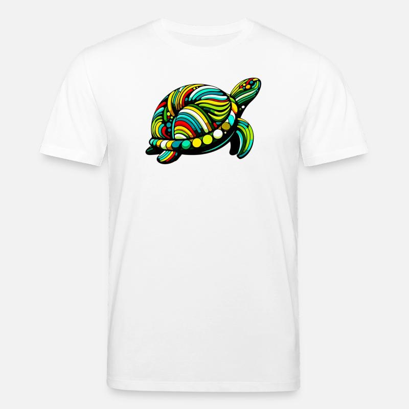Schildkröte - Stanley/Stella Unisex Bio-T-Shirt CREATOR  - Weiß